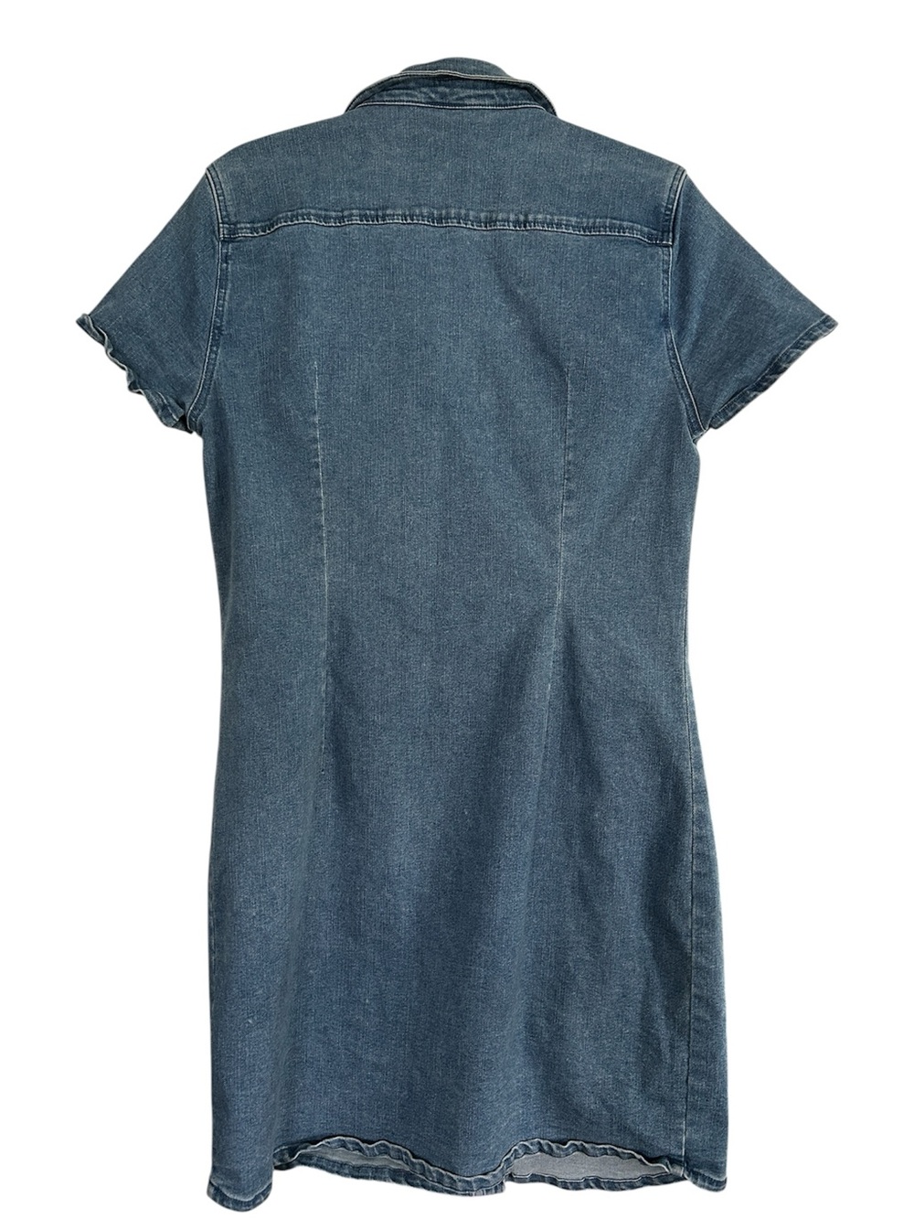 Noisy May joy short-sleeve denim dress - Picture 7 of 8